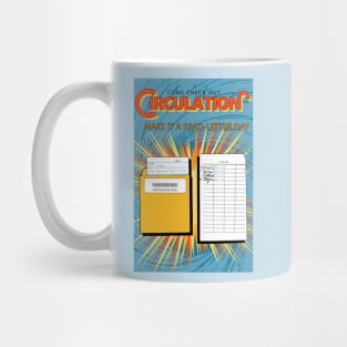 Library Circulation Poster Mug